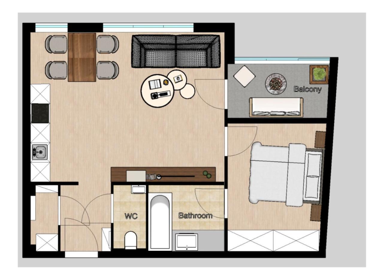 Balcony Apartment, 1 Min To Metro, Perfect For Long Stay Bécs Kültér fotó